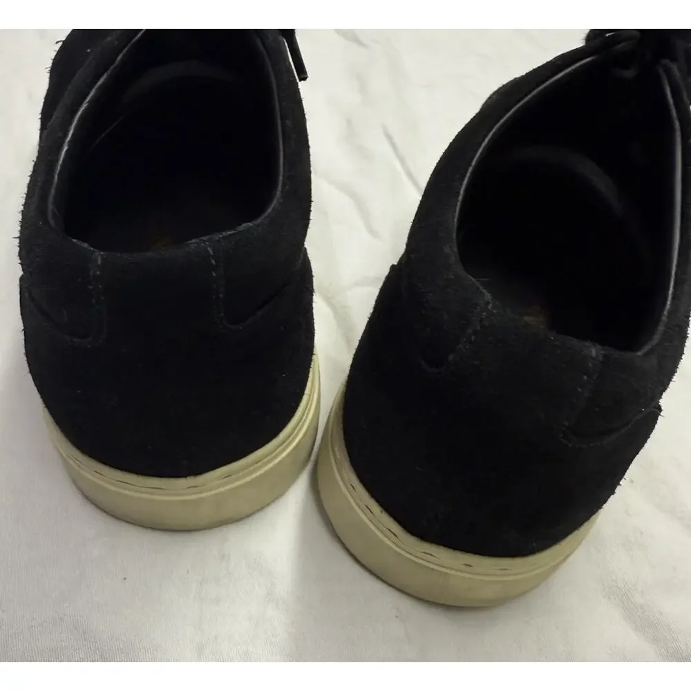 Allen Edmonds "Cooper" sneakers suede leather Men’s Size 8.5 D Black Handcrafted - Picture 12 of 15